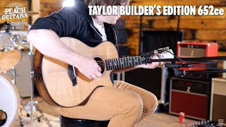 Video thumbnail for No Talking...Just Tones | Taylor Builder's Edition 652ce by Peach Guitars