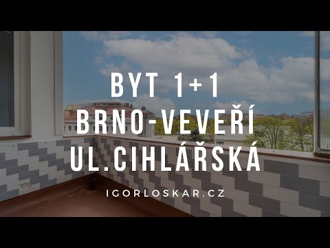 Video z << Prodej bytu 1+1, 40 m2, Brno >>