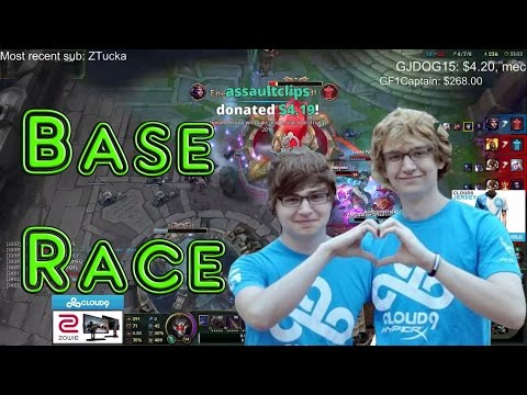 Sneaky and Meteos with a base race