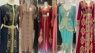 Magnifique  Boutique robe de Dubaï caftan robe orientale pas cher👌‏أ رخص￼ ‏عبايات