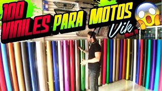 Aquí encuentras vinil para forrar tu motocicleta wrap