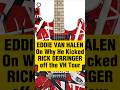 Eddie Van Halen Had Rick Derringer Booted from Tour #vanhalen #classicrock #interview