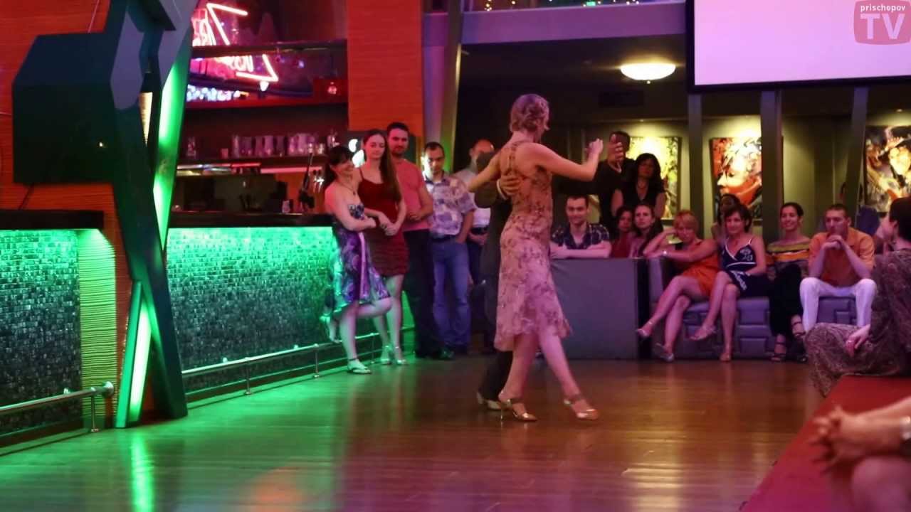 Maria Eugenia Parrilla & Yanick Wyler, 3, PRISCHEPOV MILONGA, "ZBar" Moscow, Russia, 19.05.2013