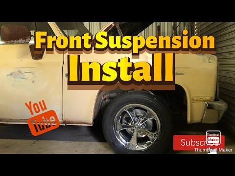83 Chevy Squarebody Crewcab shortbed front 1/2 ton suspension swap