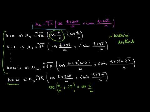 Rădăcina de ordin n dintr-un număr complex | Lectii-Virtuale.ro