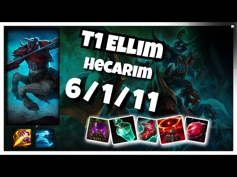 Hecarim vs Lillia T1 Ellim JUNGLE (6/1/11) - v11.5