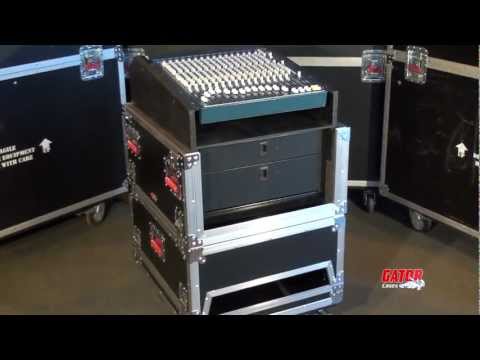 Gator Cases G-TOUR-GRC-1406 14U Top, 6U Side Audio Road Console Rack image 10