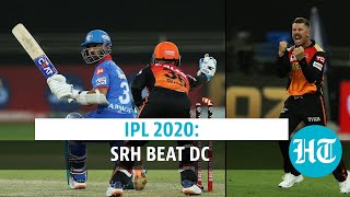 IPL 2020: Sunrisers Hyderabad beat Delhi Capitals by 88 runs