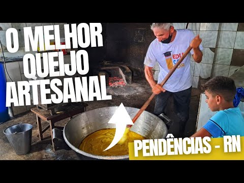 Queijo artesanal fabricado em Pendências RN