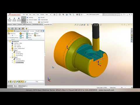 Jan 2019 Webinar Replay: Whats New in VisualCAM 2019 for SOLIDWORKS