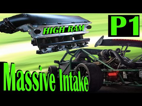 Installing a New Holley high ram intake with tick intercooler (part 1)