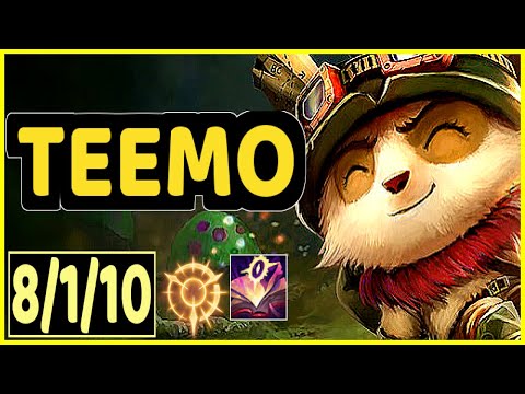 TEEMO VS OLAF - 8/1/10 KDA TOP GAMEPLAY CHALLENGER I
