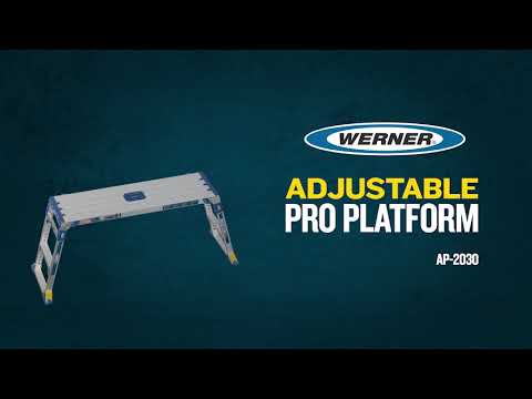 Werner - Work Platforms - Adjustable Pro Platform