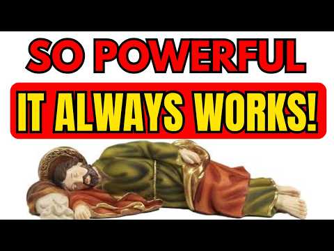 Prayer to Saint Joseph Sleeping for Urgent Needs and Miracles
