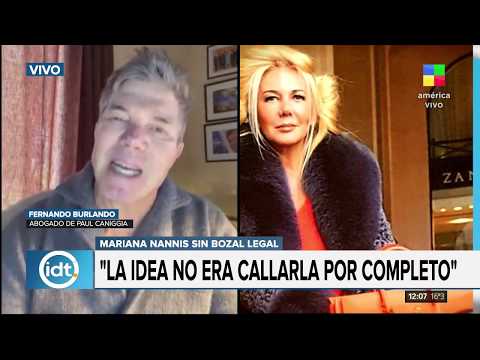 Mariana Nannis sin bozal legal