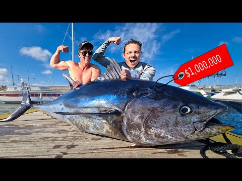 WE VANGEN EN ETEN DE DUURSTE VIS TER WERELD!