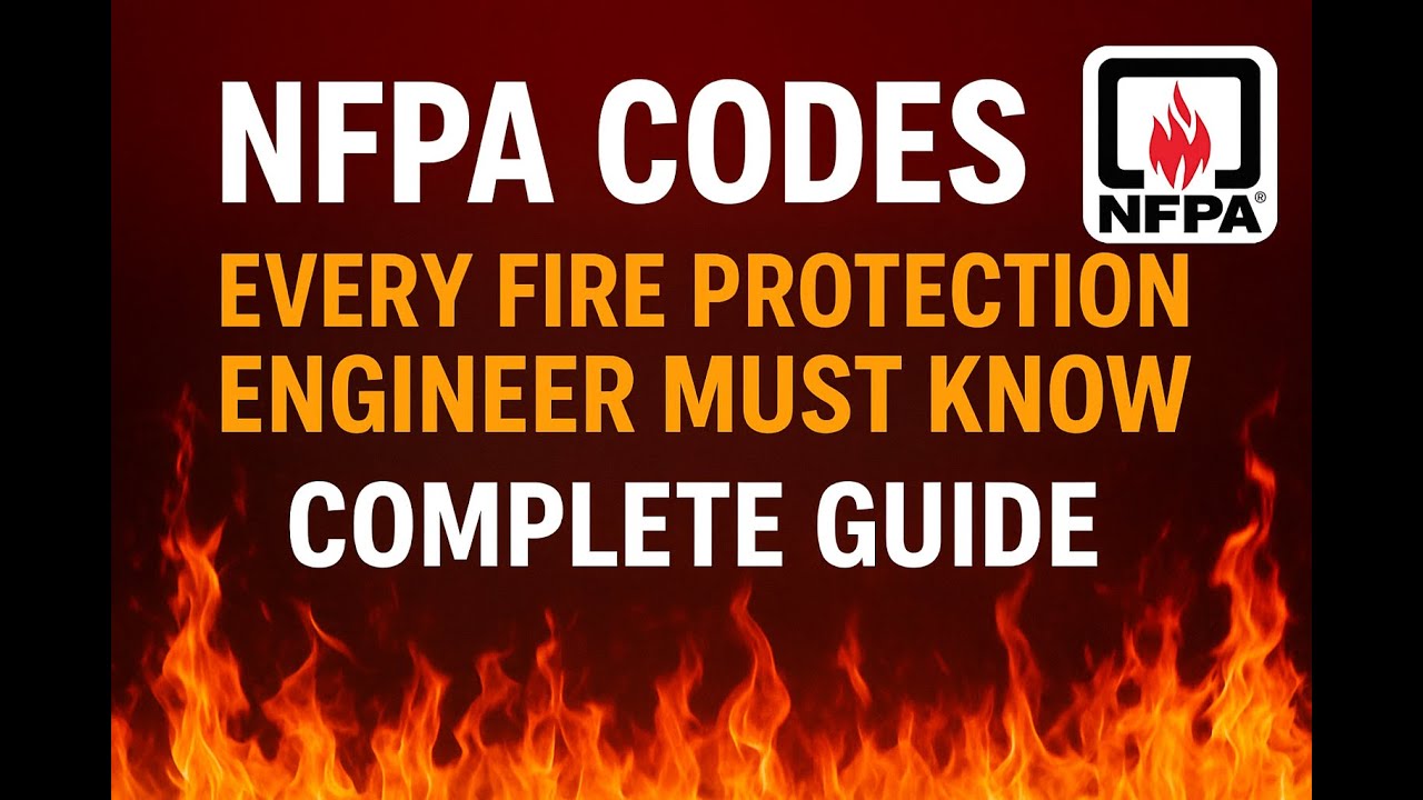 🔥 NFPA Codes Every Fire Protection Engineer Must Know | Complete Guide 🔥