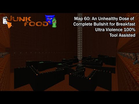 (Doom II) Junkfood - Map60: An Unhealthy Dose of Complete Bullshit for Breakfast (UV-Max) [TAS]