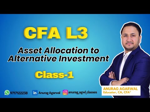CFA L3 Asset Allocation to Alternate Investments Class-1