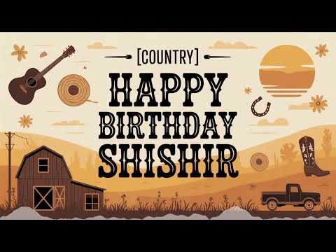 Shishir Birthday Song - Country - Happy