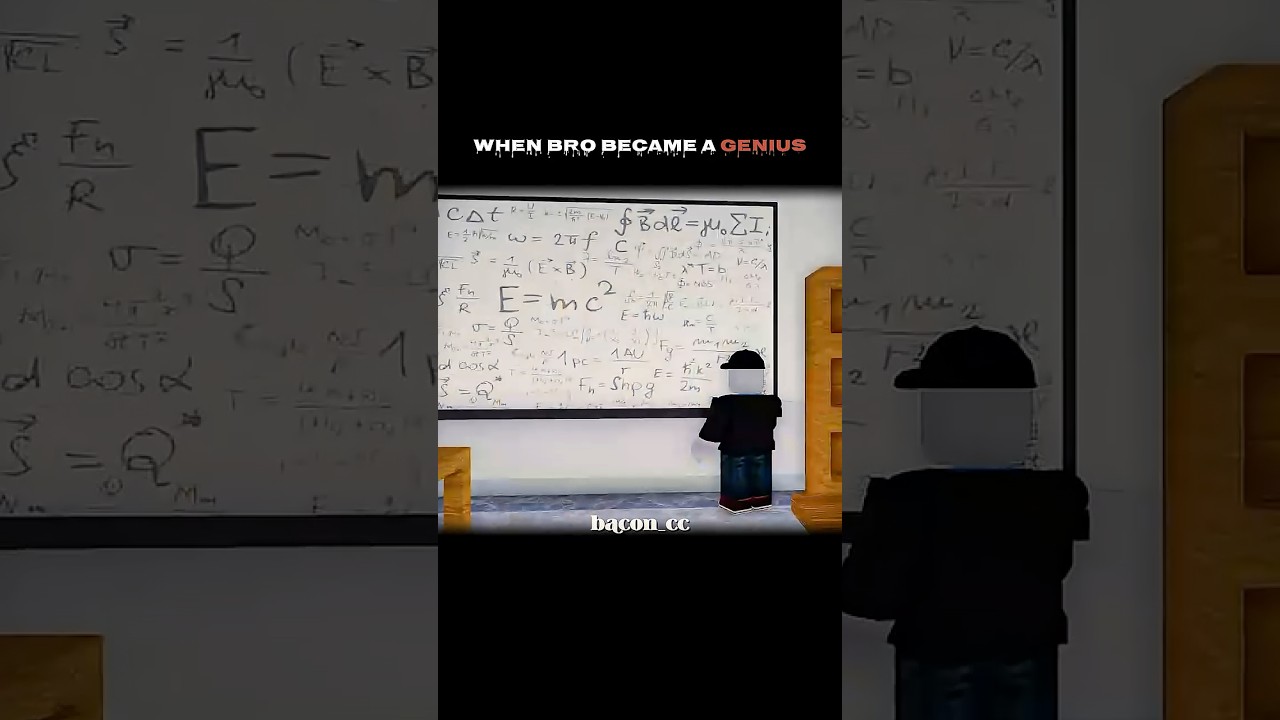 Bro turned into Einstein 😭