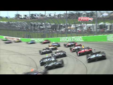 2013 IZOD IndyCar Iowa Corn 250 Race Highlights