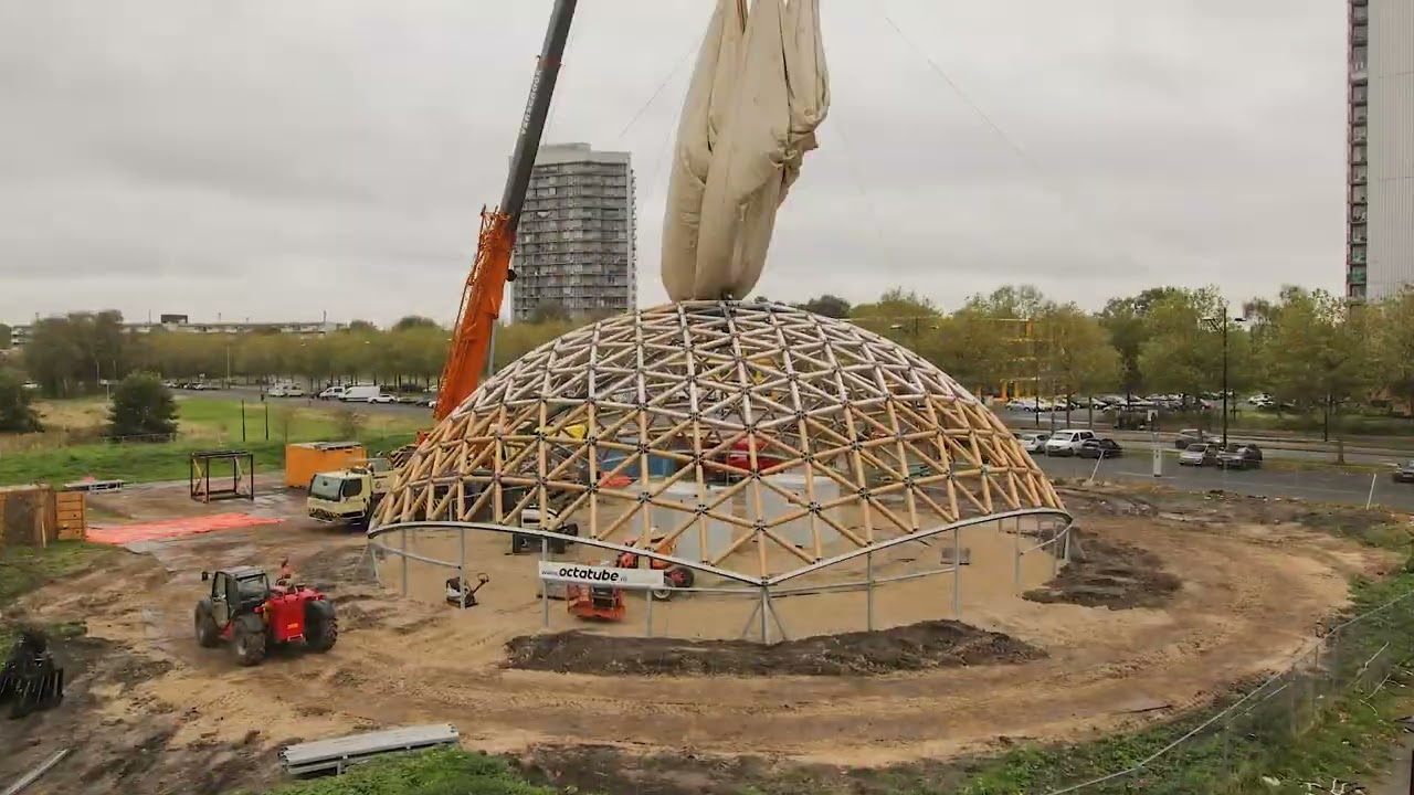 Timelapse van de bouw