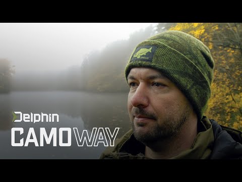 DELPHIN - Zimná čiapka Outline CamoWAY