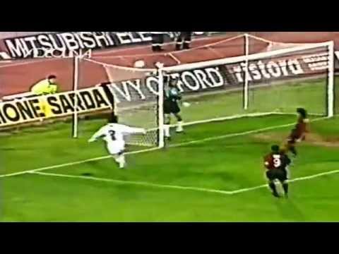 Serie A 1995-1996, day 26 Cagliari - Milan 1-2 (N.Napoli o.g., Villa, L.Oliveira o.g.)