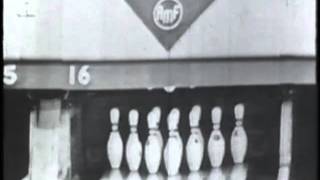 Ed Lubanski goes for back-to-back 300s on live TV (1959)