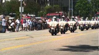 Los Angeles Police Department (LAPD) Motorcycle Drill Team