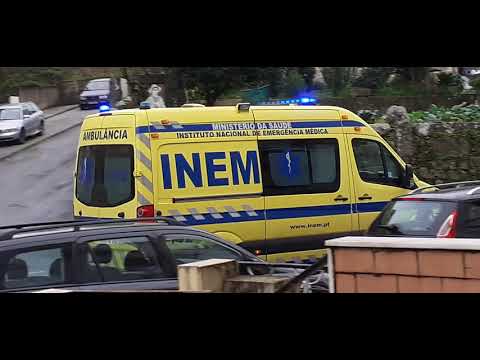 STCP No Linha 805 Veículos 2141, 3163, 3374, e AMBULÂNCIA INEM