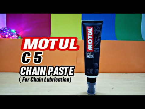 Motul C5 Chain paste | New way of Motorcycle chain Lubrication