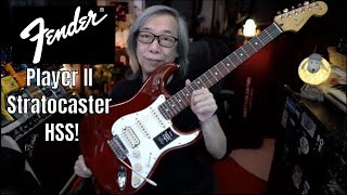 Video thumbnail for I'm surprised & impressed! The Fender Player II Stratocaster HSS! by Jon is just TOO LouD!!