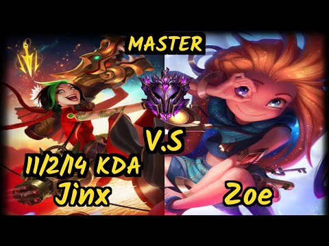 S04 Sedrion (JINX) vs ZOE - 11/2/14 KDA BOTTOM ADC GAMEPLAY - EUW Ranked MASTER