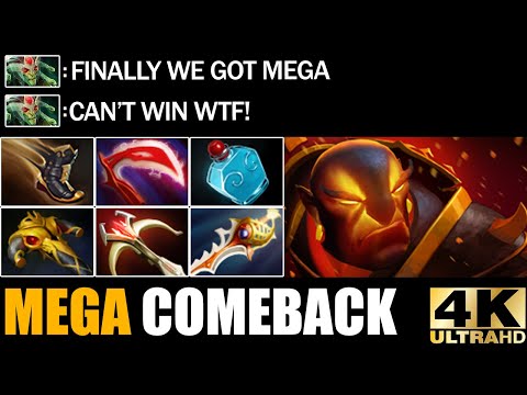 Crazy Full Damage BUILD Daedalus + Rapier Ember Spirit Deleted Medusa Epic Mega Comeback Dota 2