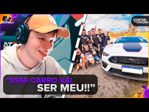 ARUAN REAGE: REAÇÃO DOS MEUS AMIGOS AO VER MEU NOVO CARRO (RENATO GARCIA) - Cortes do Aruan