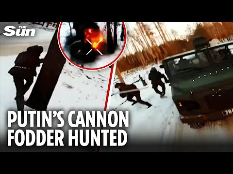 Desperate Russians fail to DODGE Ukrainian attack drones