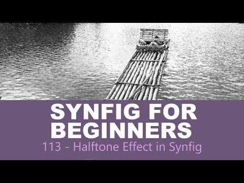 Synfig for beginners: 113 - Halftone Effect in Synfig