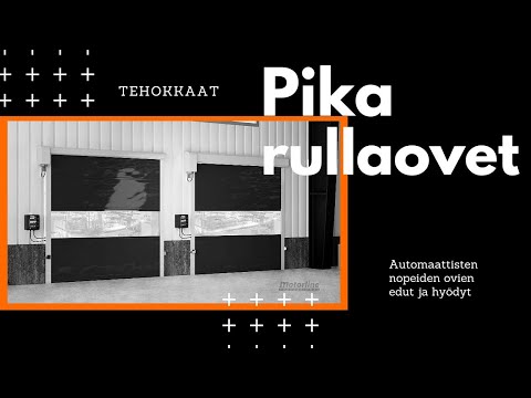 Automaattiset nopeat ovet teollisuudelle