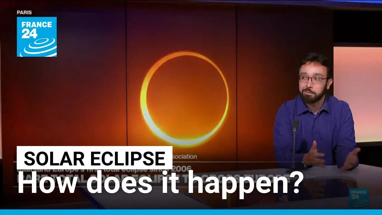 Mainland Europe's first total eclipse since 2006 • FRANCE 24 English