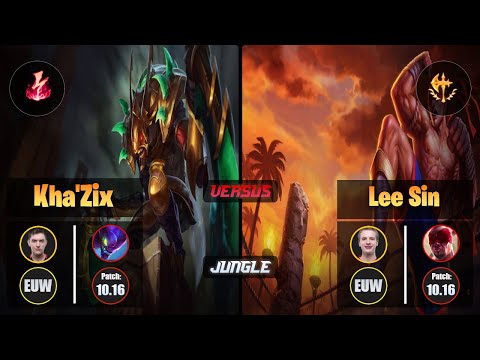Selfmade KHA'ZIX (Jungle) [Electrocute] VS Jankos LEE SIN - Challenger EUW Patch 10.16