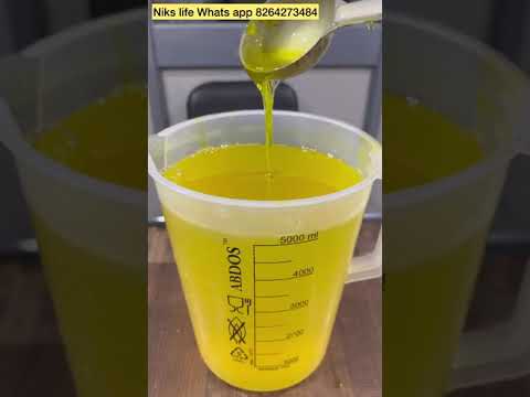 Niks Dish Wash Liquid Concentrate makes 20 Liters from 1 liter concentrate.