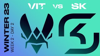 LEC Winter Split 2023 - W2D2 - VIT vs SK