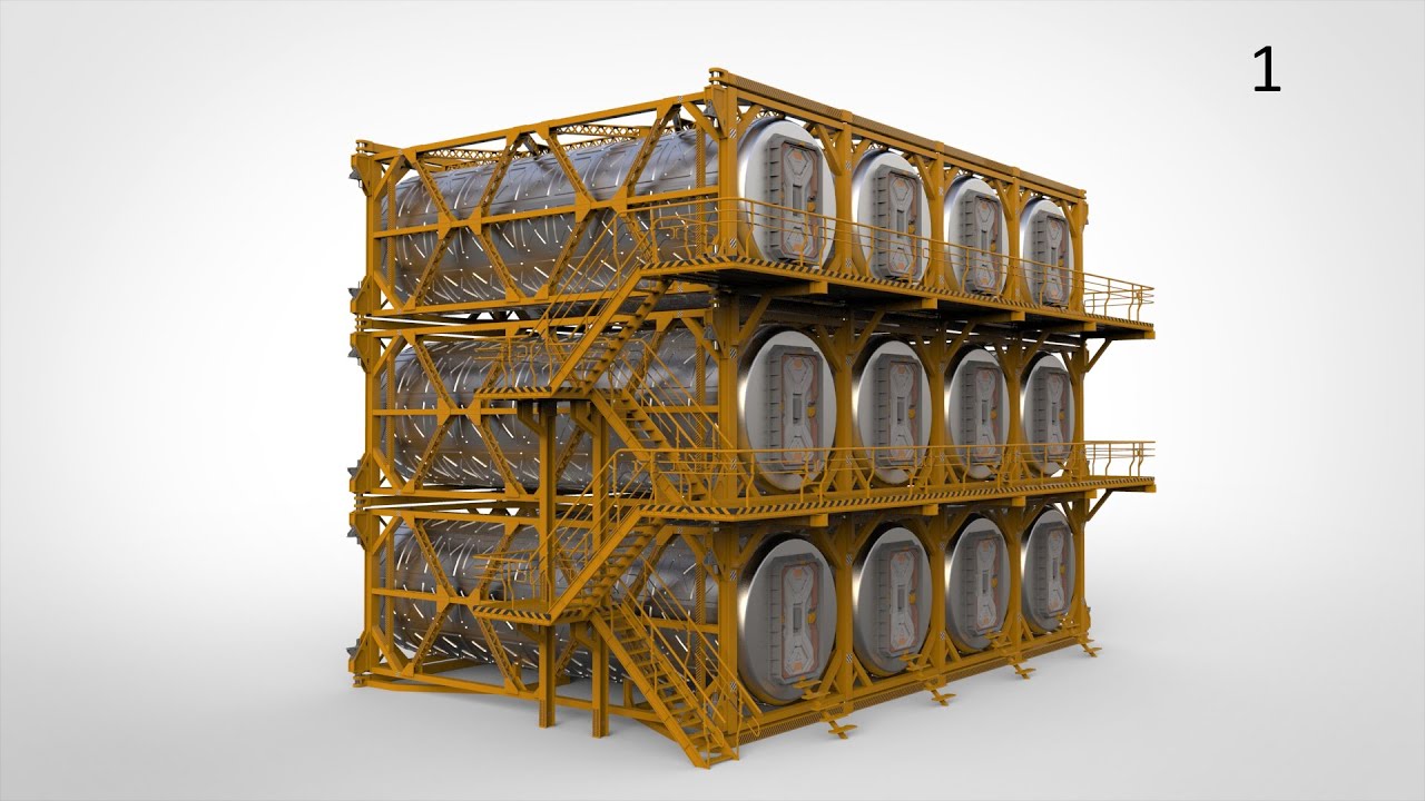 Sci-fi architecture 10 3D Model