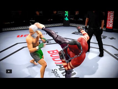 Old Bruce Lee vs. Bloody Avenger - EA sports UFC 4