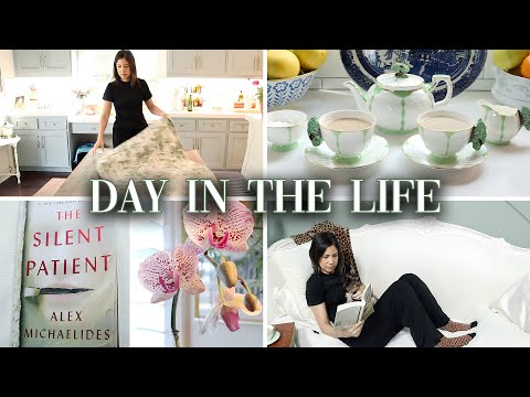 Spend the Day with Me at Home | Cleaning, Orchids, Tea 🧹