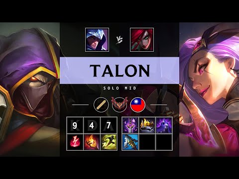Talon Mid vs Katarina - TW Grandmaster Patch 25.06