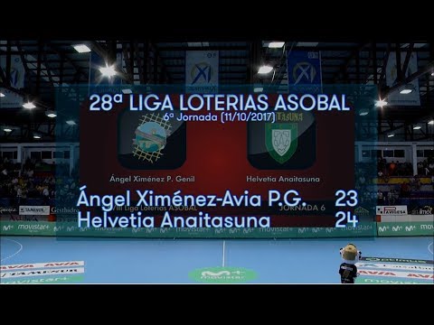 LIGA LOTERIAS ASOBAL J06 Ángel Ximénez-Avia P.G. - Helvetia Anaitasuna 23 - 24