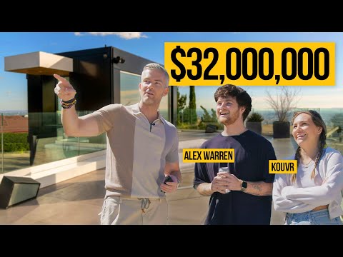Touring 2 INSANE LA Mansions with Alex Warren & Kouvr